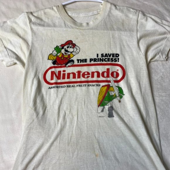 Nintendo - 1980’s vintage shirt Nintendo fruit snacks merch Kids XL - Picture 1 of 4
